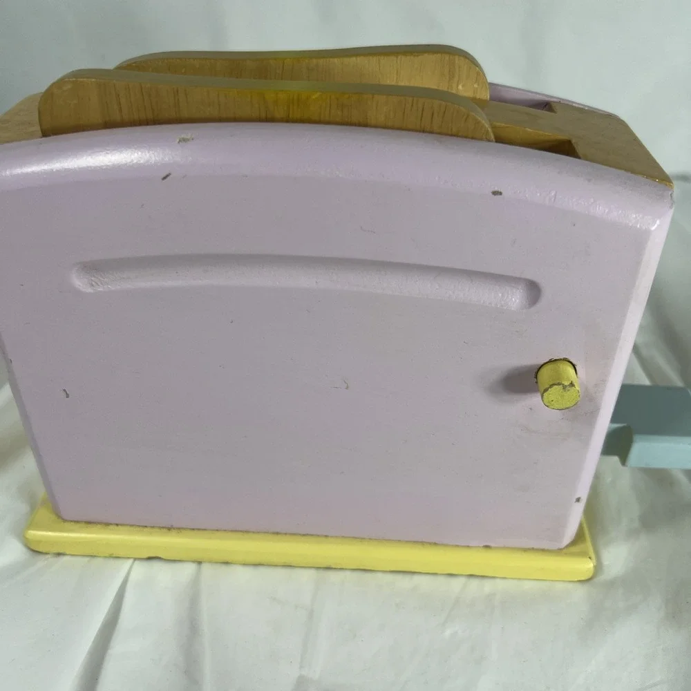 Kidkraft Wooden Kids Pastel Toaster Pretend Play‎ Kitchen Toy